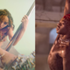 FKA twigs in “Cellophane” music video (2019); Lil Nas X in “Montero (Call Me By Your Name)“ music video (2021).